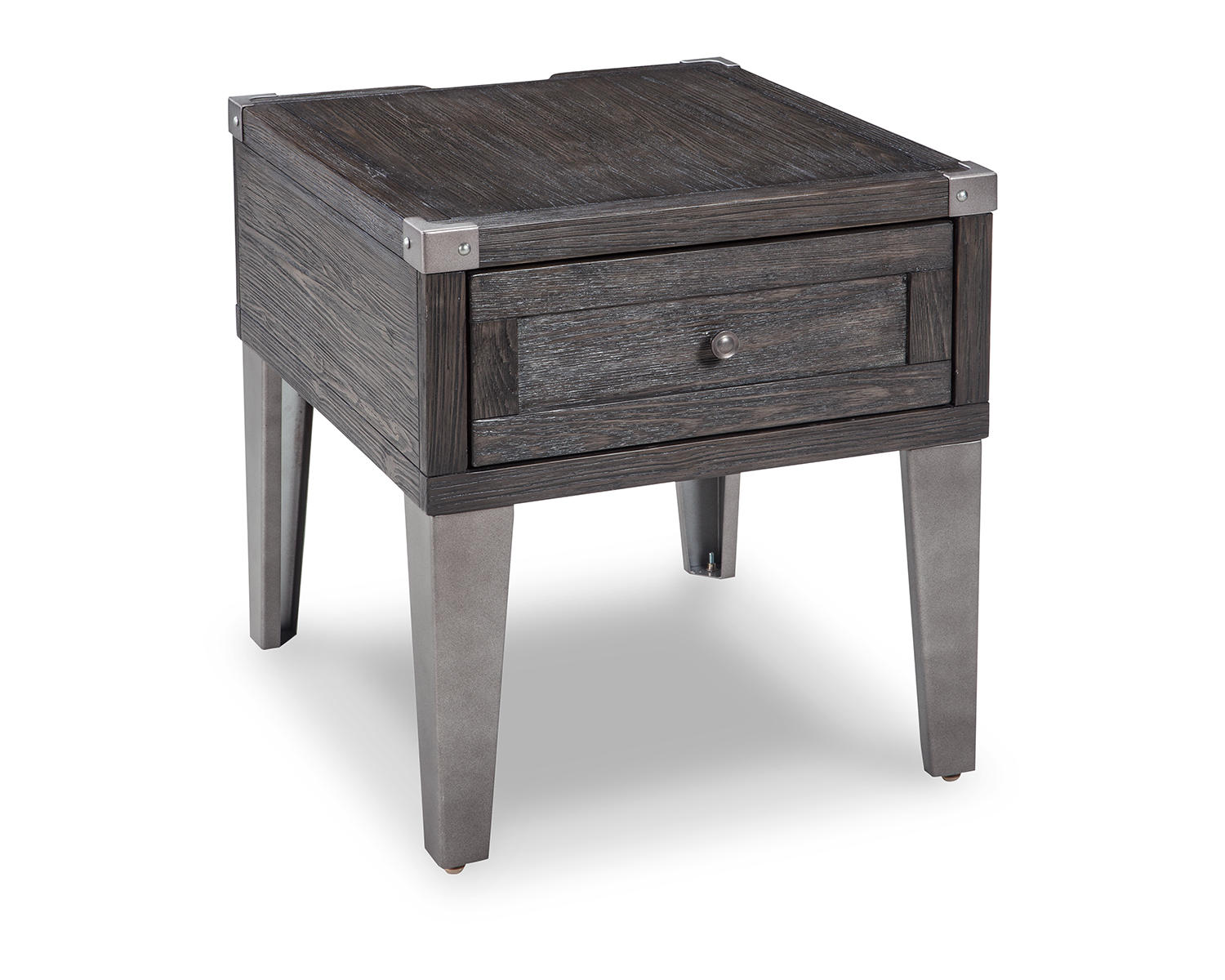 Todoe End Table with USB Ports & Outlets
