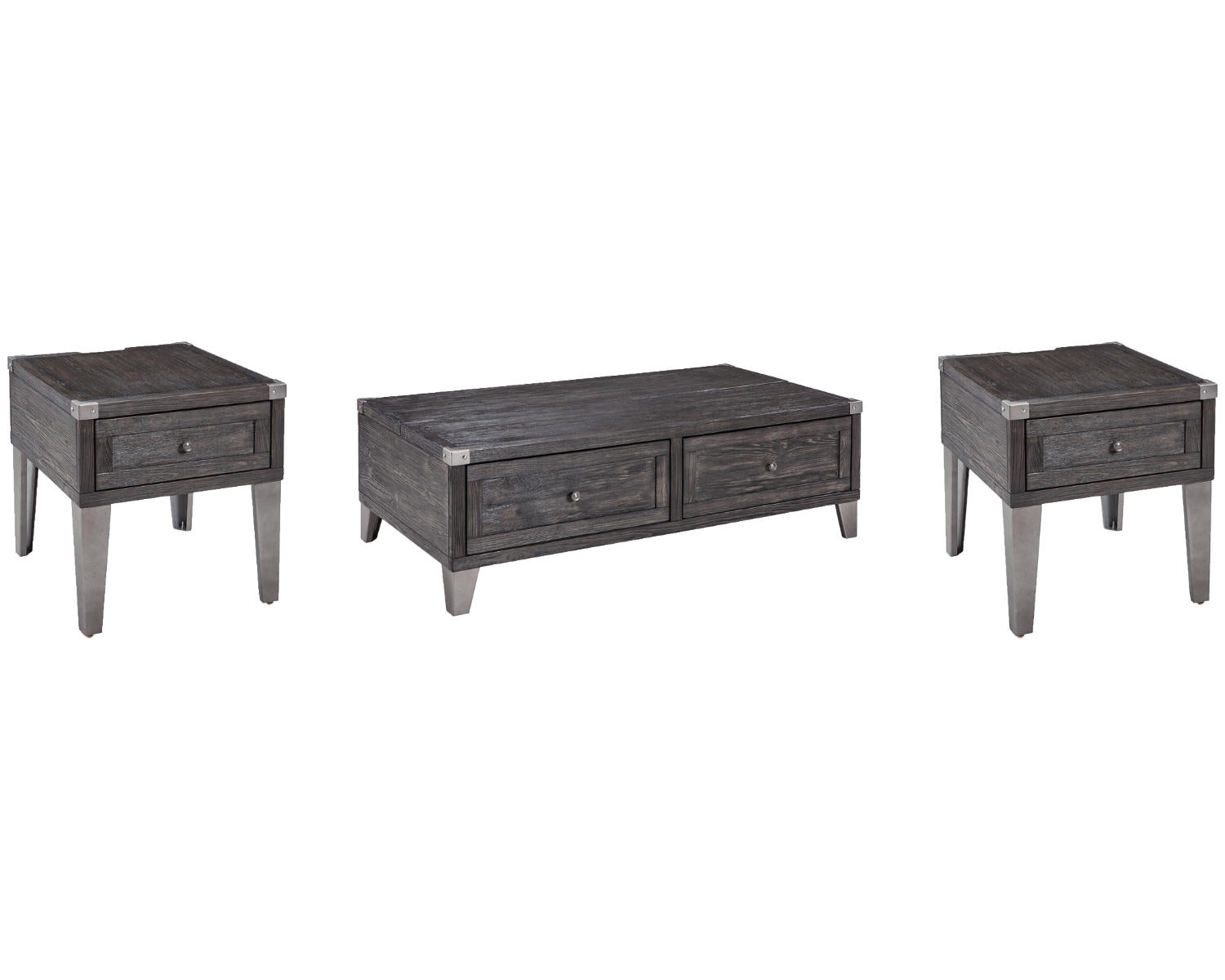 Todoe Coffee Table and 2 End Tables