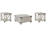 Carynhurst Coffee Table and 2 End Tables