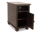 Barilanni Chairside End Table with USB Ports & Outlets