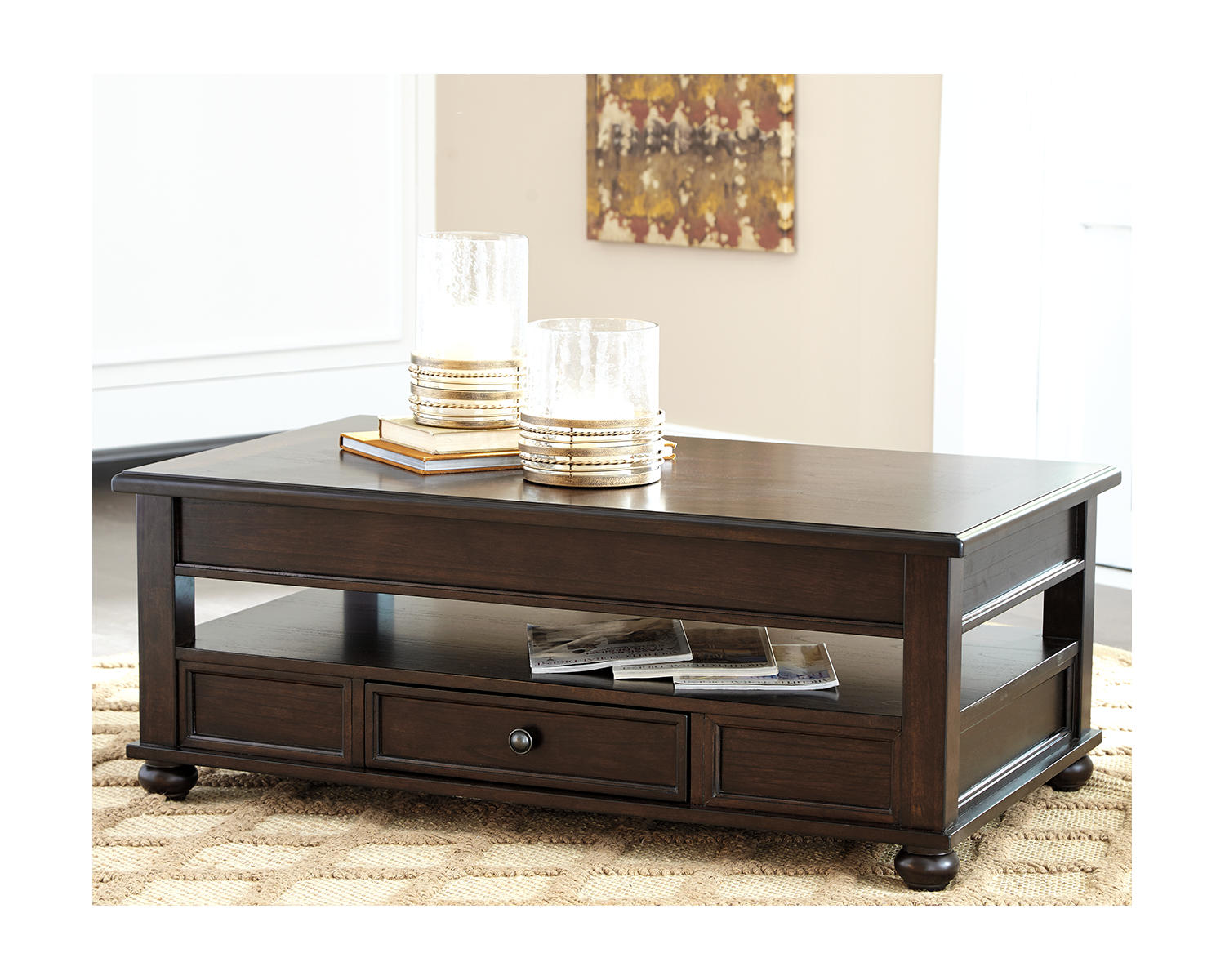 Barilanni Coffee Table with Lift Top