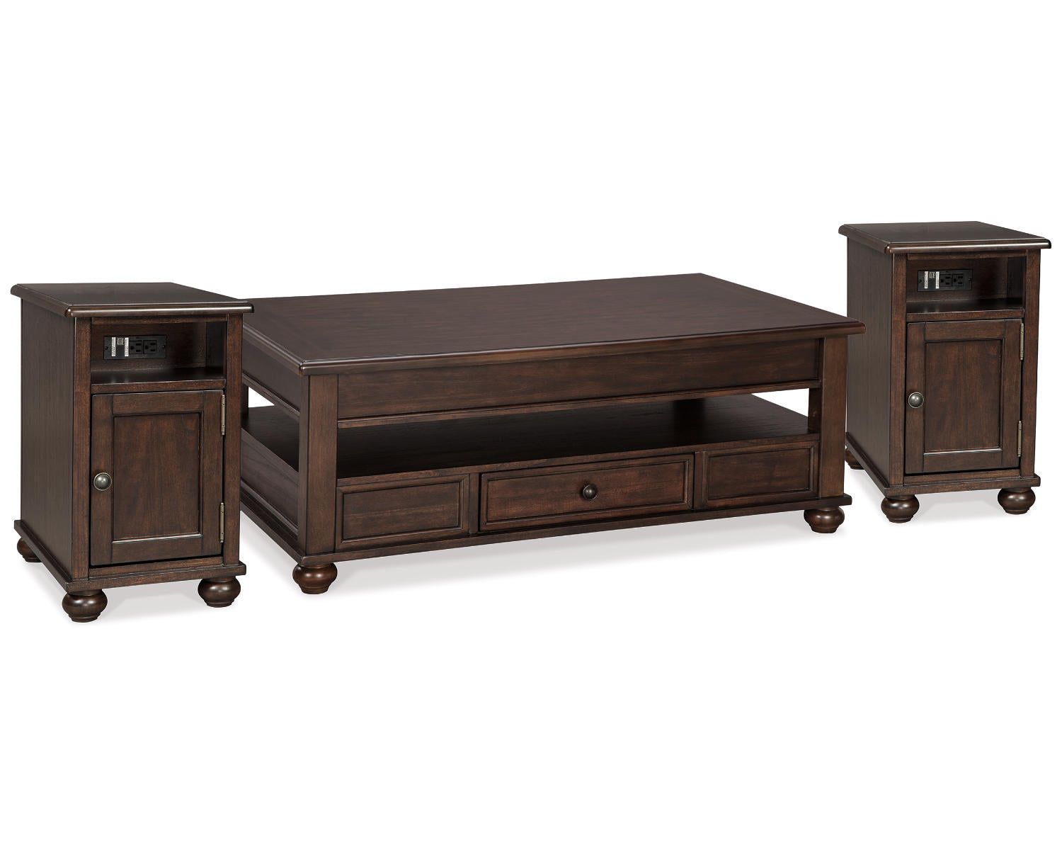 Barilanni Lift Top Coffee Table and 2 End Tables