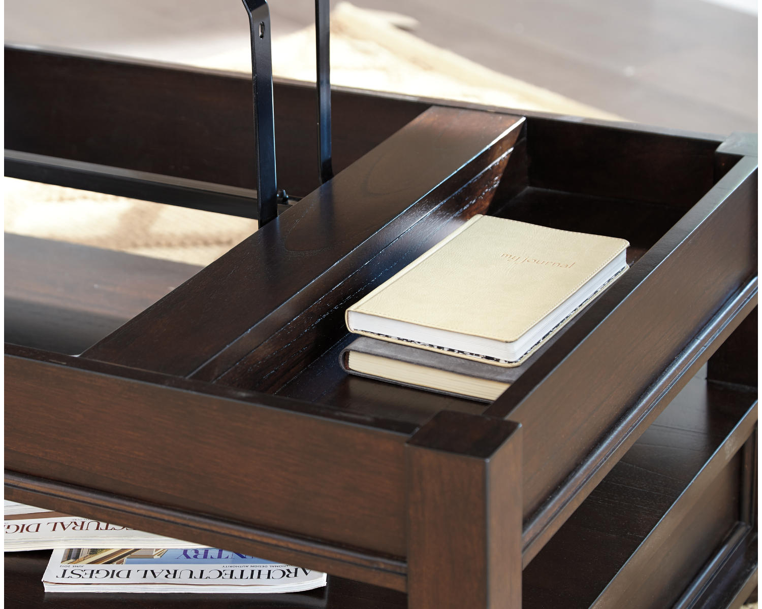 Barilanni Coffee Table with Lift Top