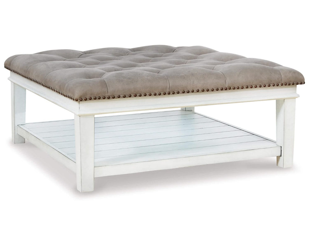 Mesa de centro otomana tapizada Kanwyn