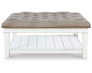 Mesa de centro otomana tapizada Kanwyn