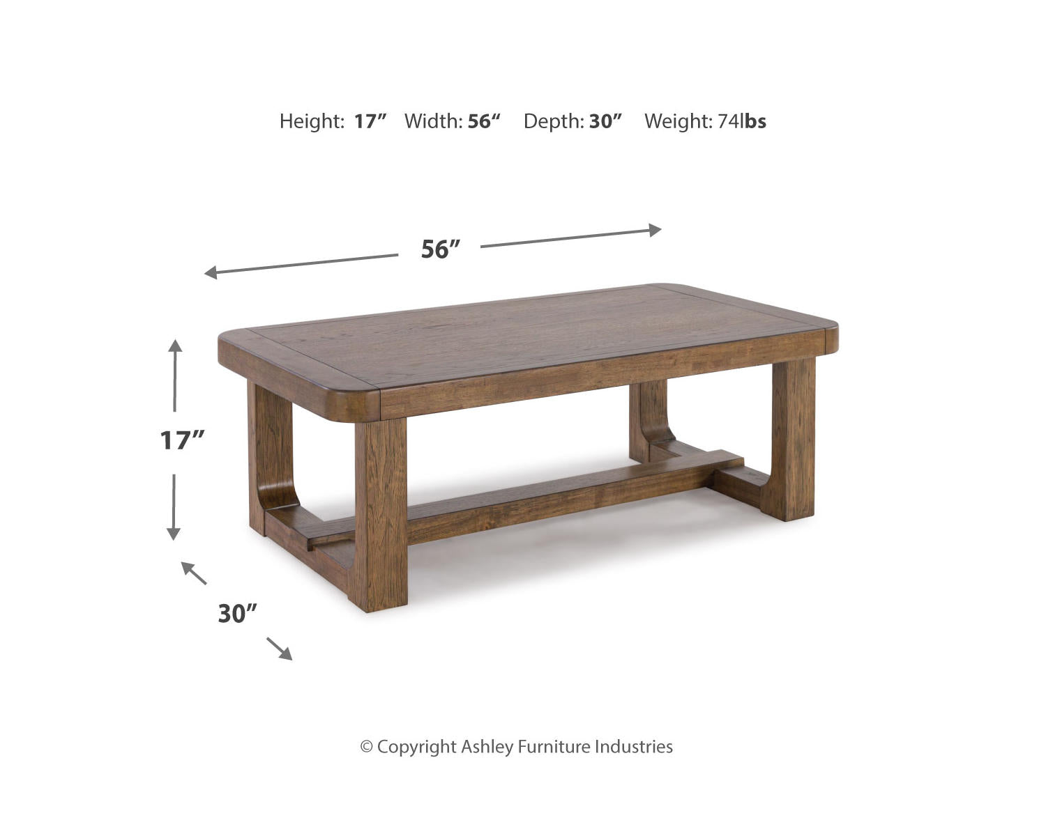 Cabalynn Coffee Table and 2 End Tables