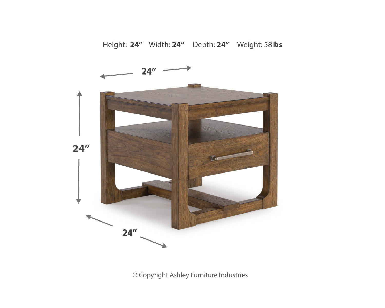 Cabalynn Coffee Table and 2 End Tables