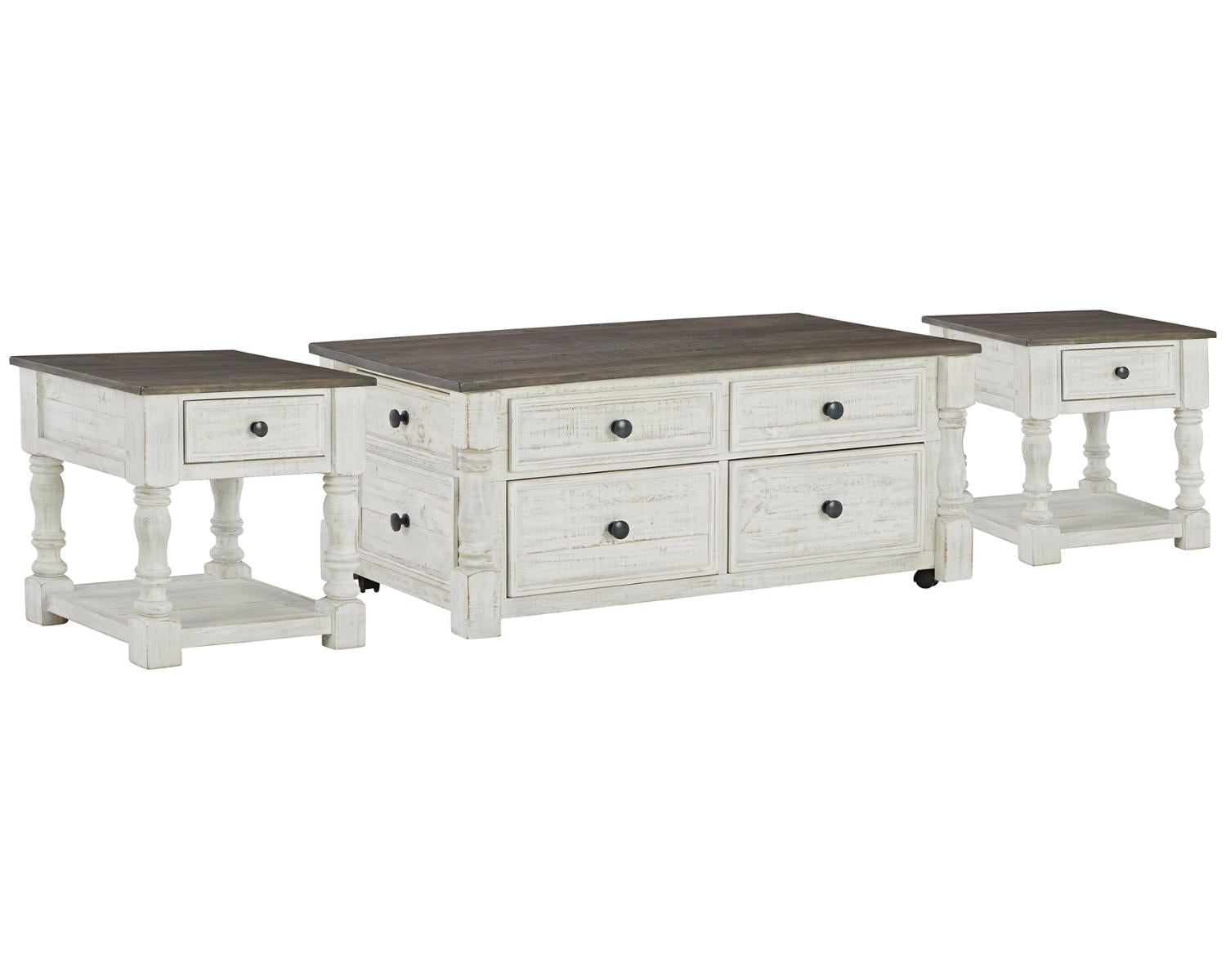 Havalance Lift Top Coffee Table and 2 End Tables
