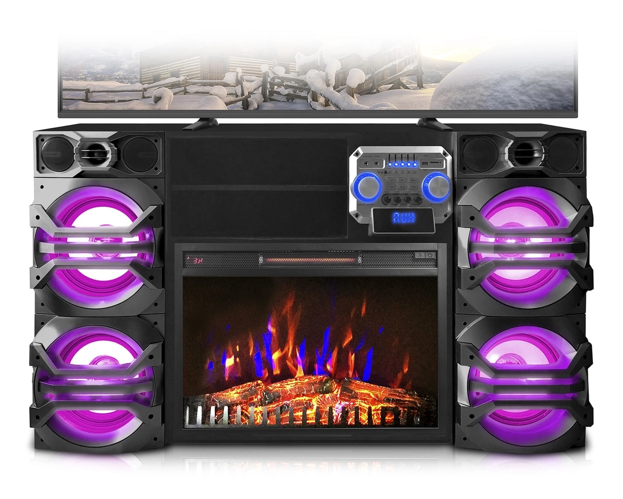 Technical Pro Xfire Fireplace Entertainment Center