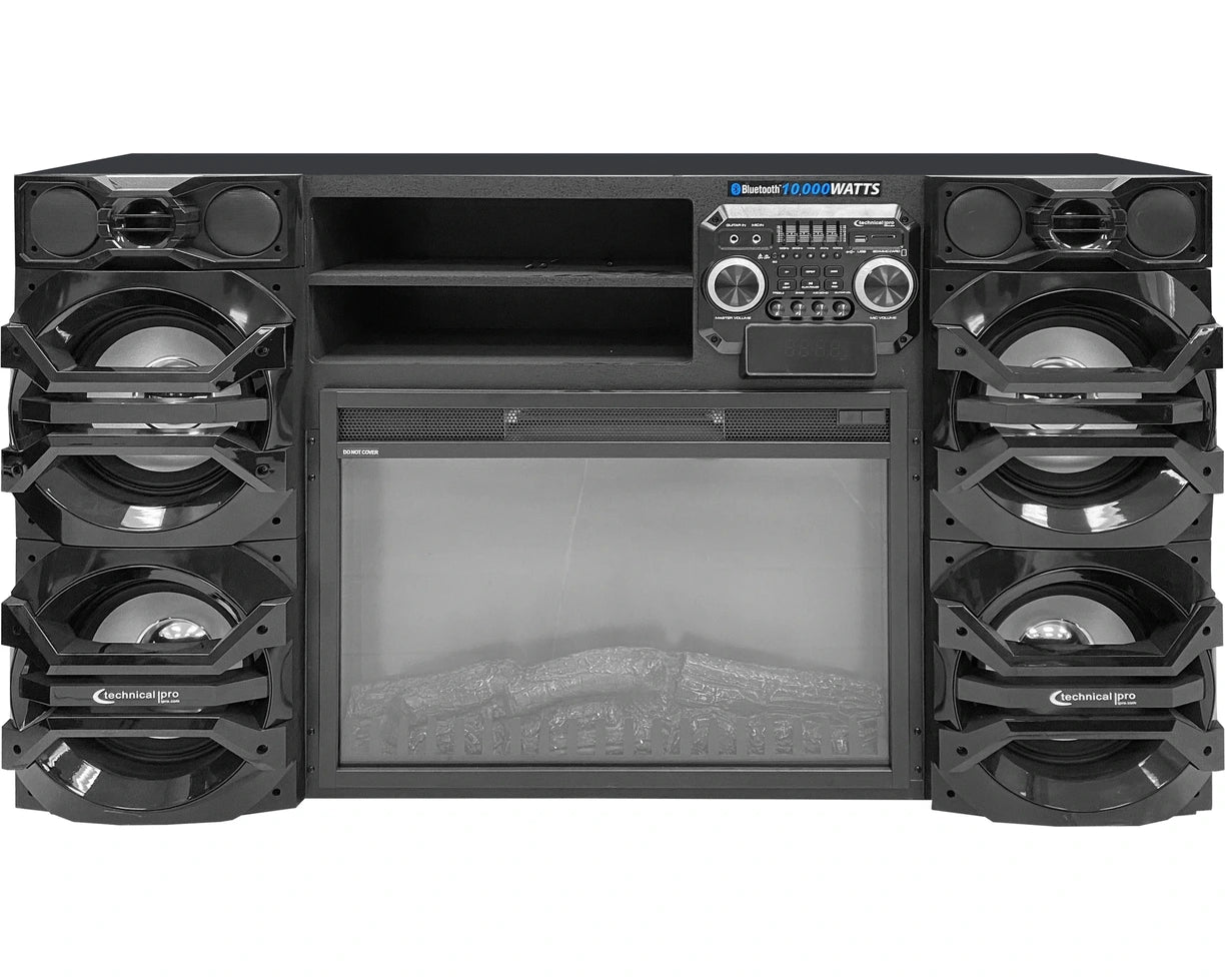 Technical Pro Xfire Fireplace Entertainment Center