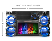 Technical Pro Xfire Fireplace Entertainment Center