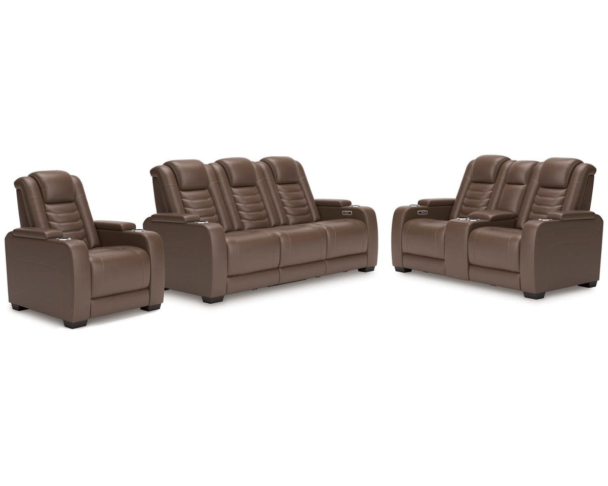Sofá, loveseat y sillón reclinable eléctrico de alto impacto
