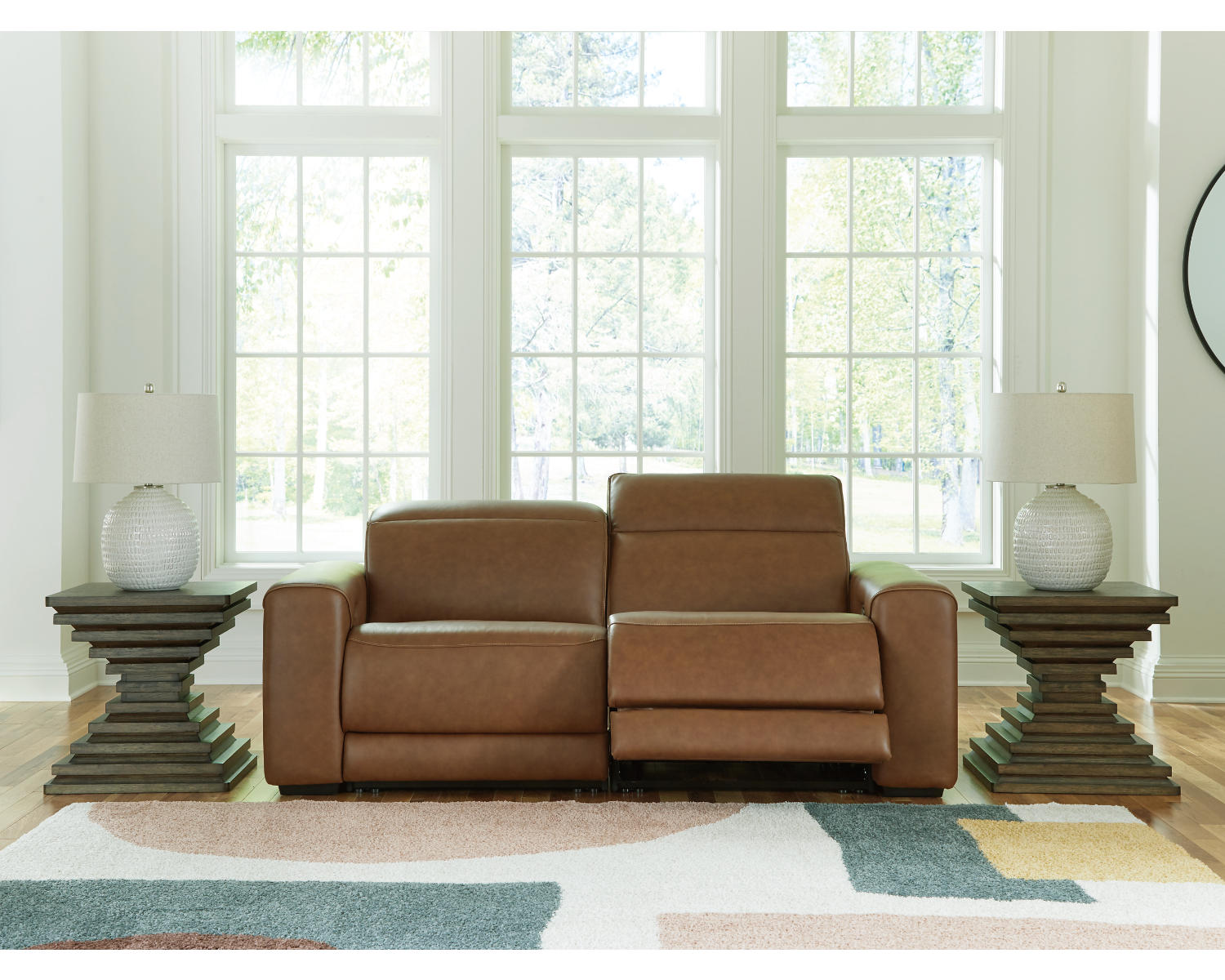 Magic Man 2-Piece Power Reclining Sectional Loveseat