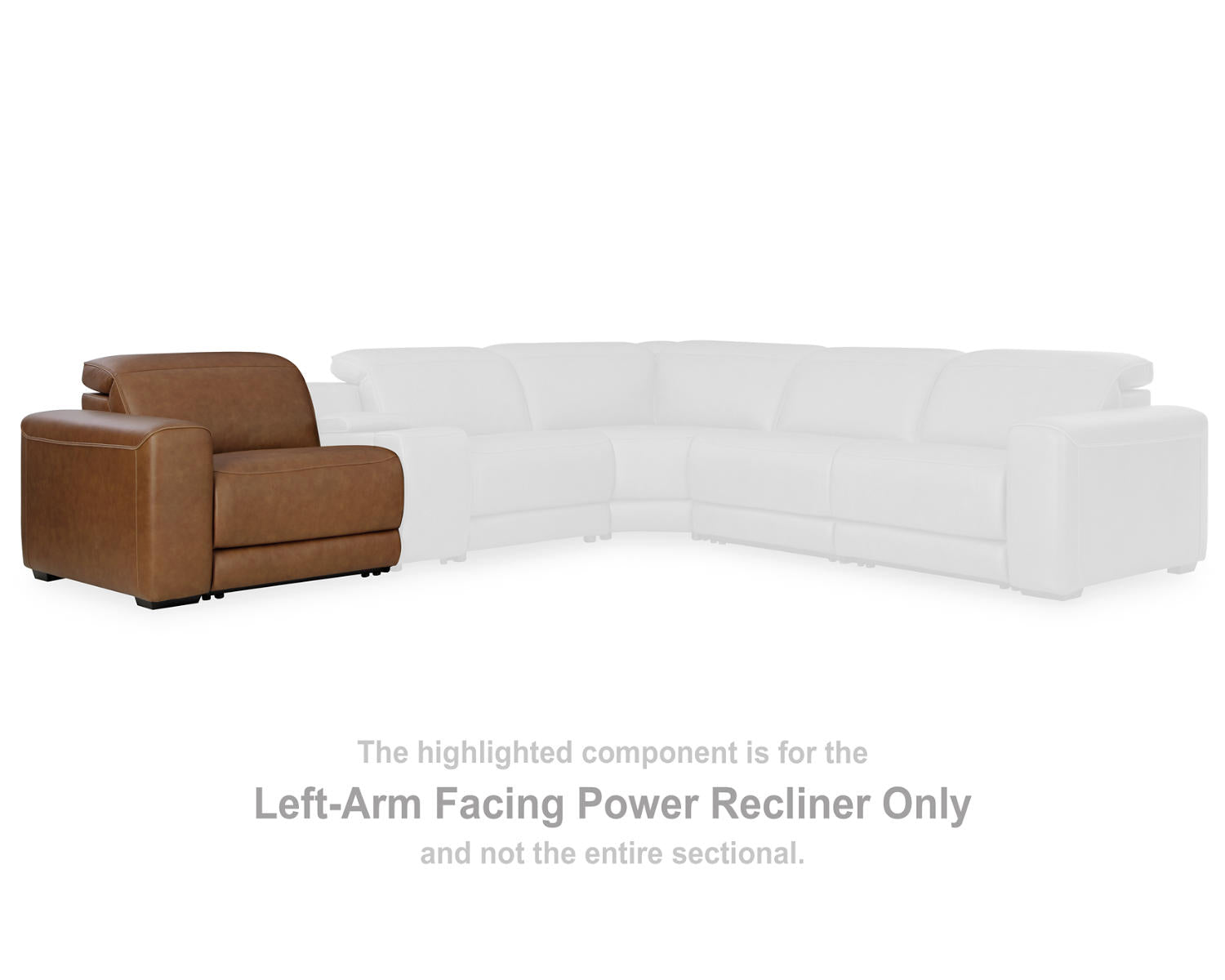 Magic Man Left-Arm Facing Power Recliner