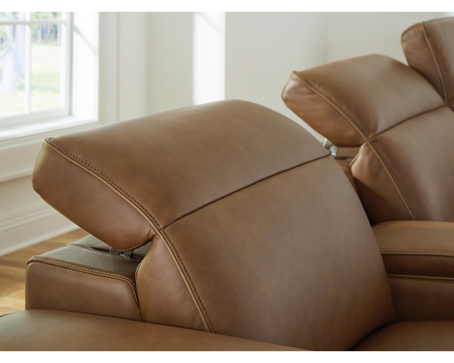 Magic Man 2-Piece Power Reclining Sectional Loveseat with Console