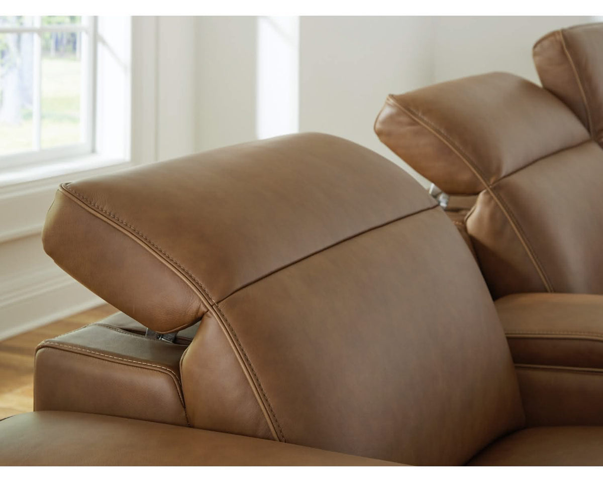 Seccional reclinable eléctrico Magic Man de 5 piezas
