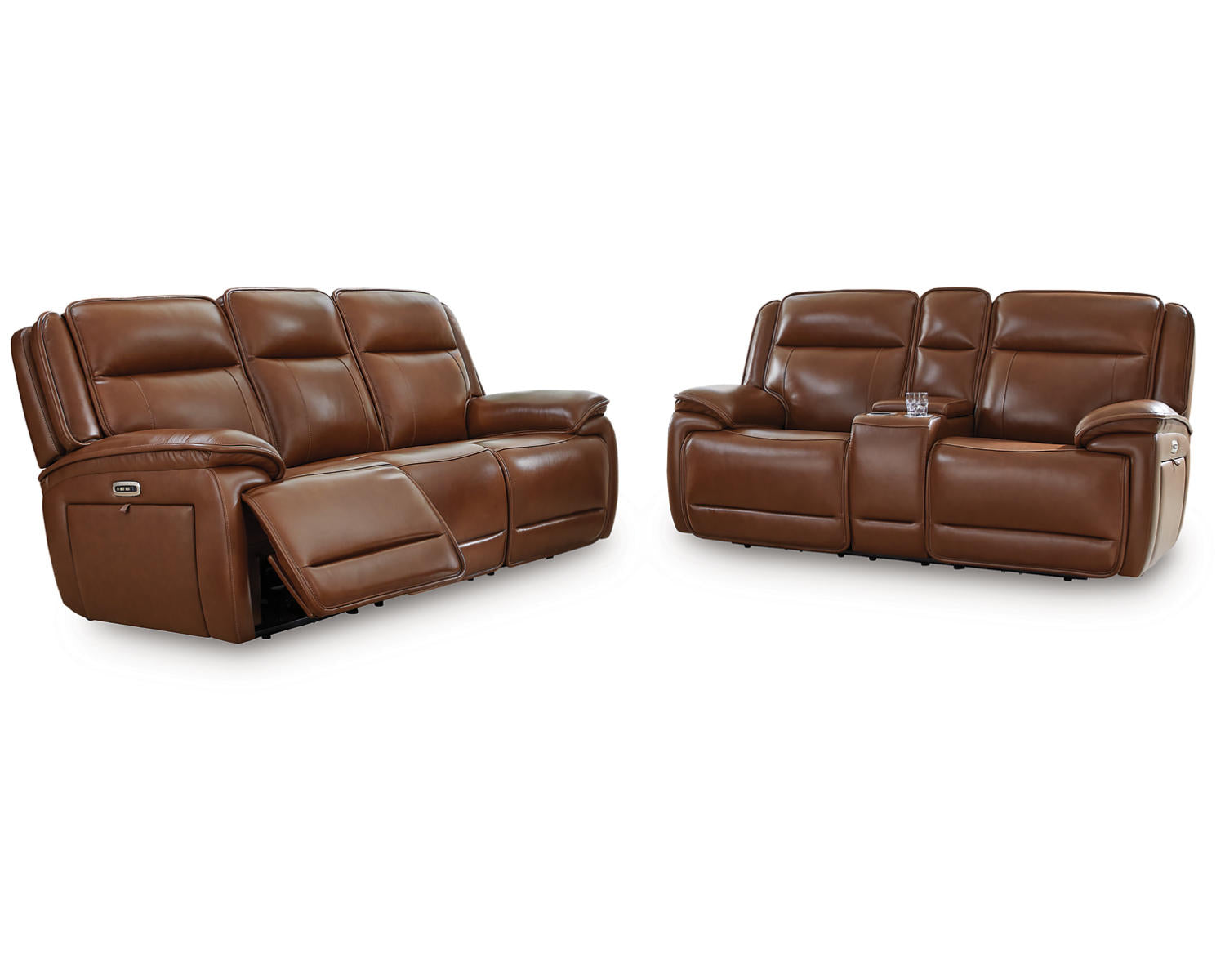 Healy Pier Power Reclining Sofa and Loveseat