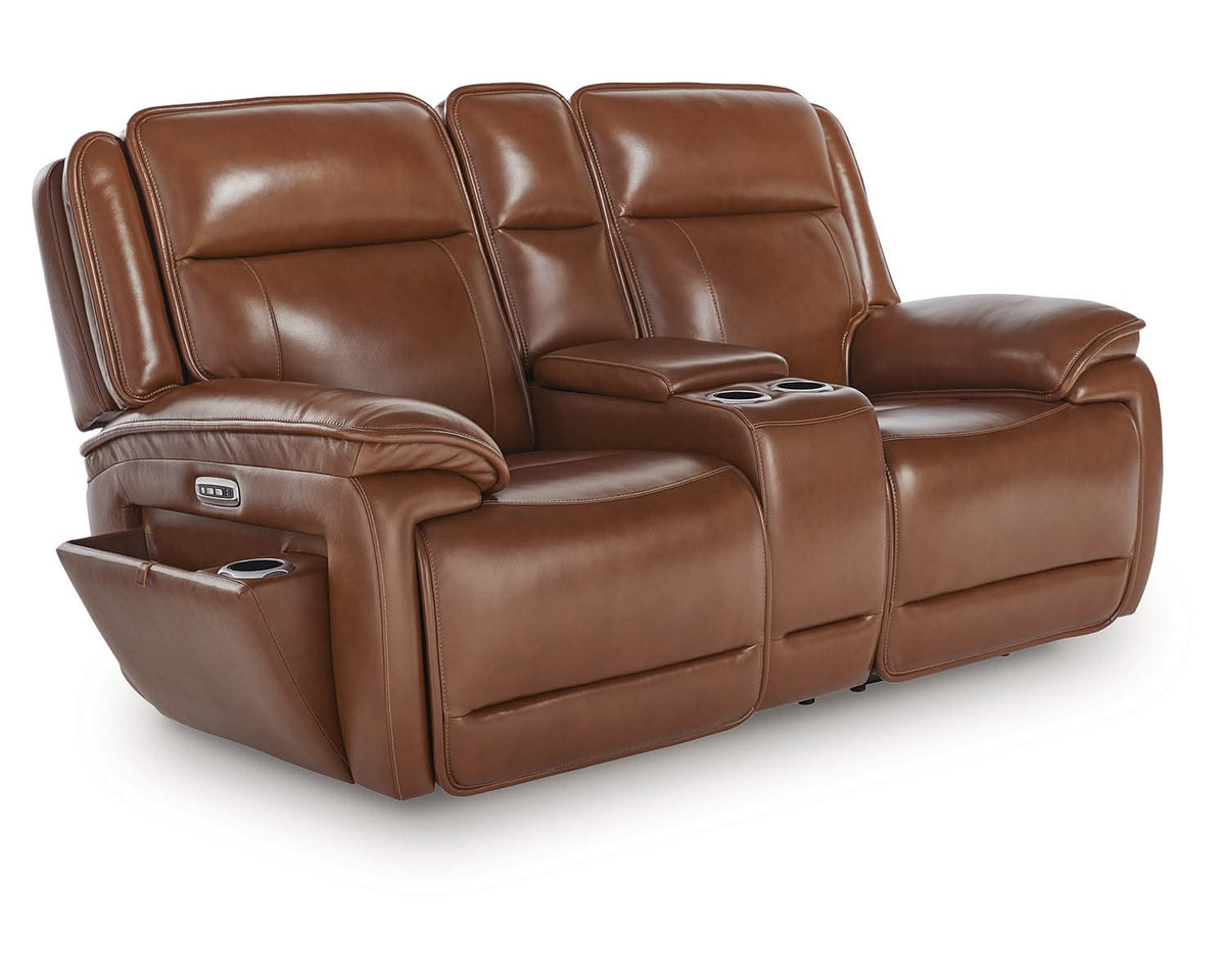 Sofá reclinable eléctrico y loveseat Healy Pier