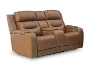 Knightington Power Reclining Loveseat with Audio Seating
