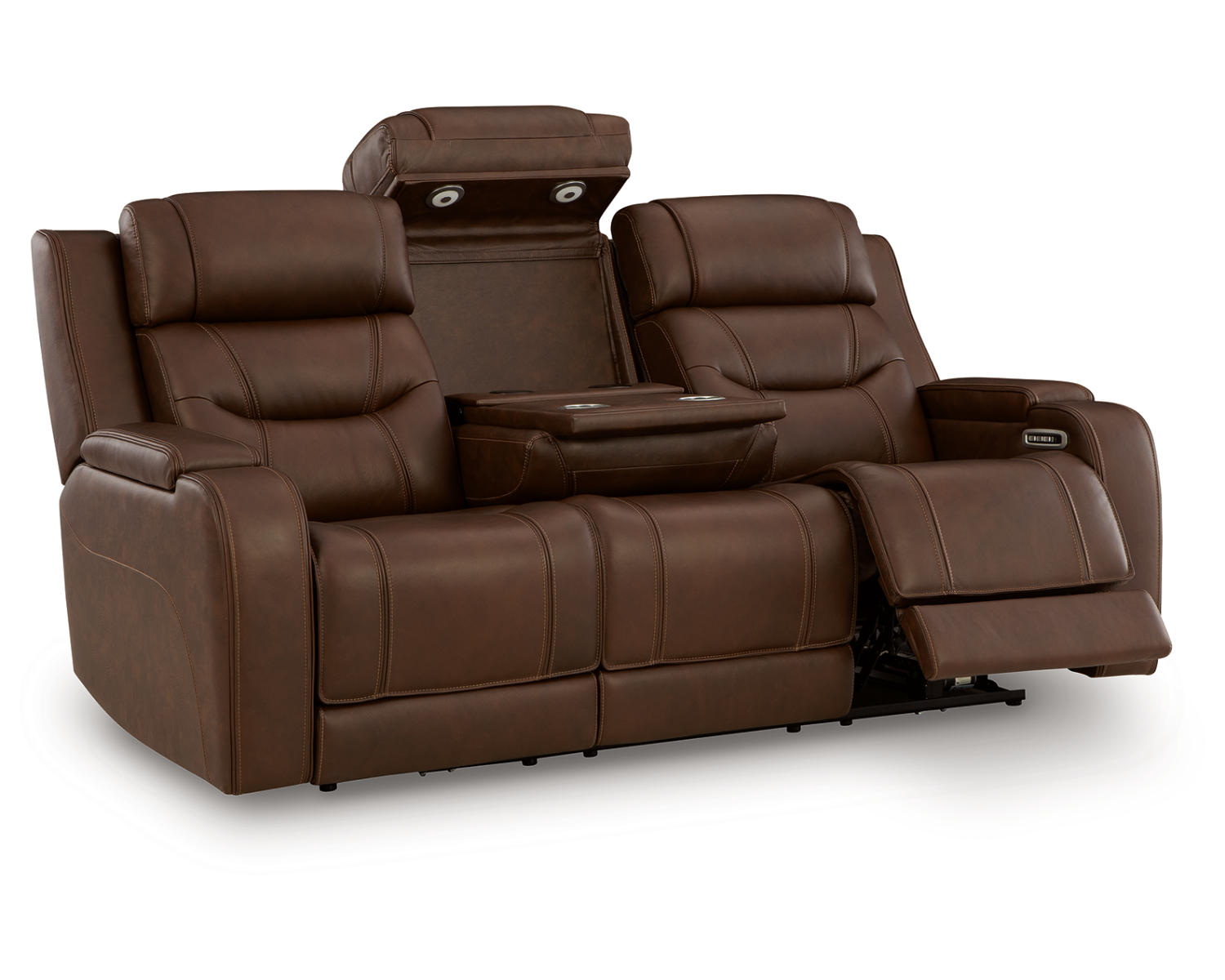 Knightington Power Reclining Sofa with Audio Seating