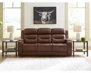 Knightington Power Reclining Sofa with Audio Seating