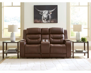 Knightington Power Reclining Loveseat with Audio Seating