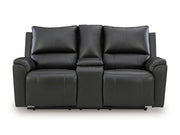 Glossmore Reclining Loveseat with Console