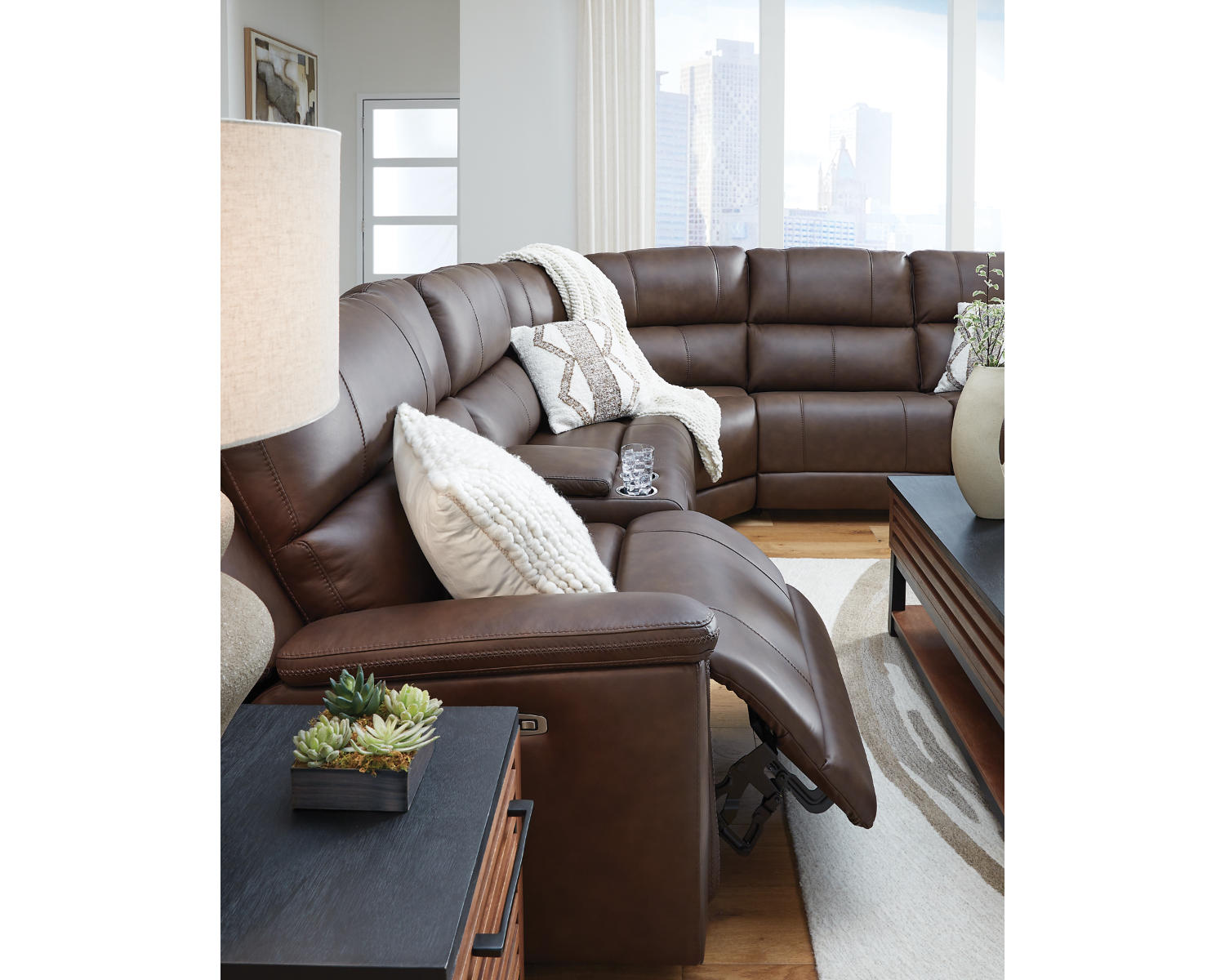 Bleckley 6-Piece Power Reclining Sectional
