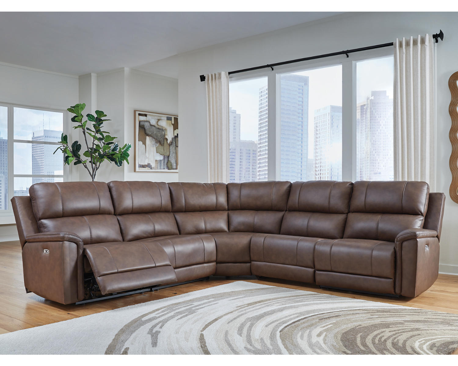 Bleckley 5-Piece Power Reclining Sectional