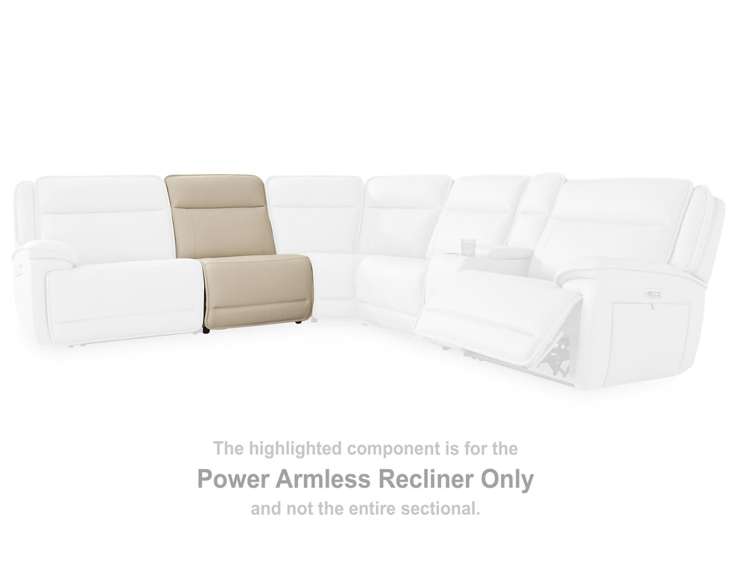 Double Deal Power Armless Recliner