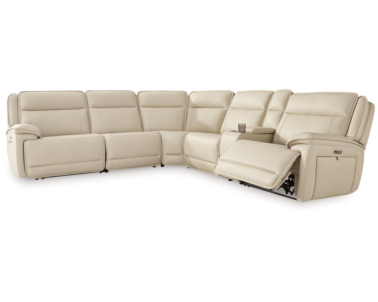 Double Deal 6-Piece Power Reclining Sectional