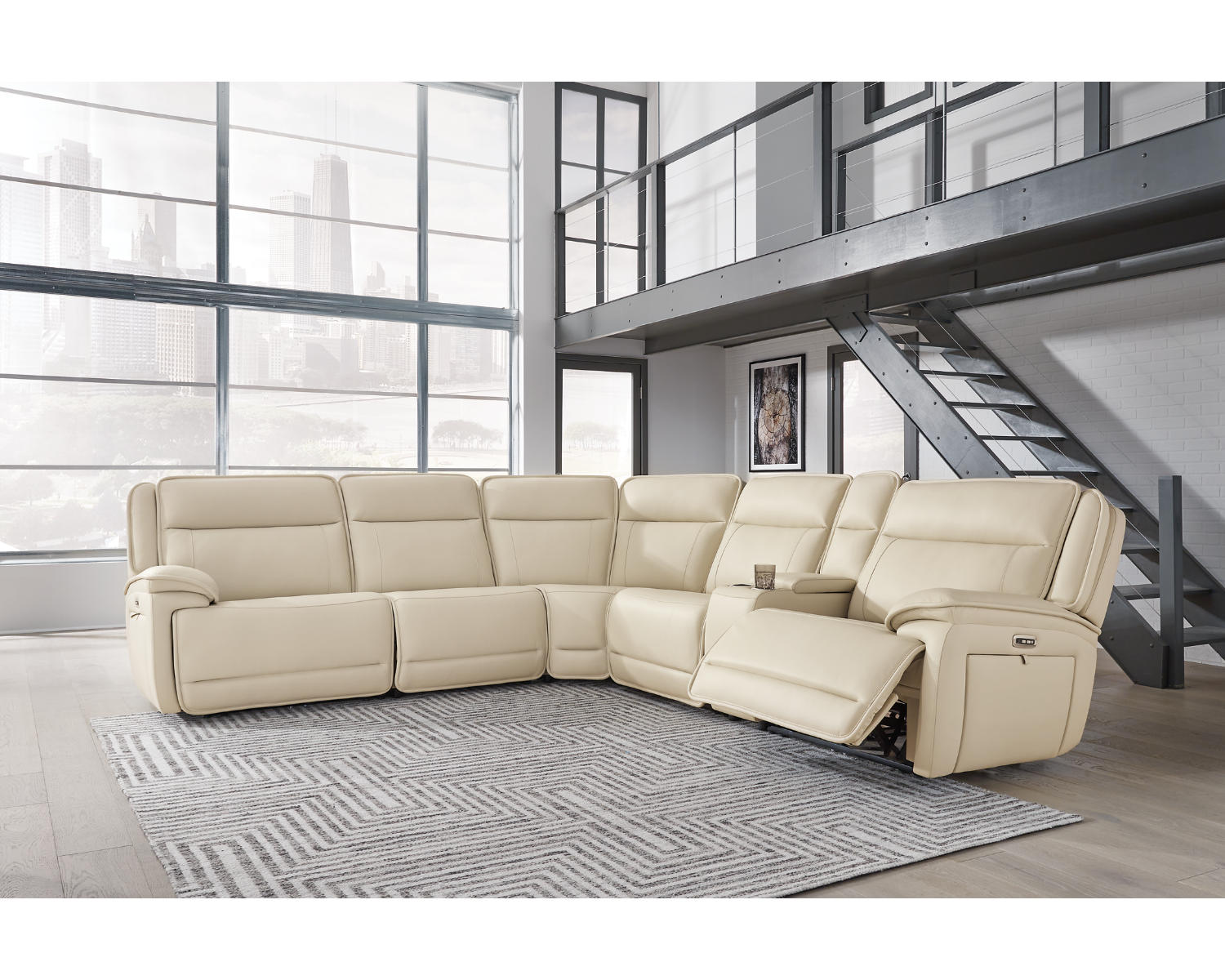 Double Deal 6-Piece Power Reclining Sectional