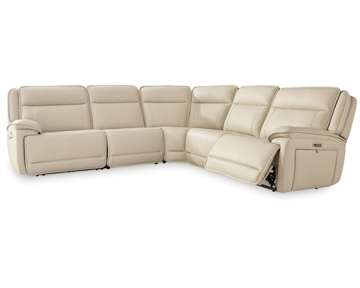 Double Deal 5-Piece Power Reclining Sectional