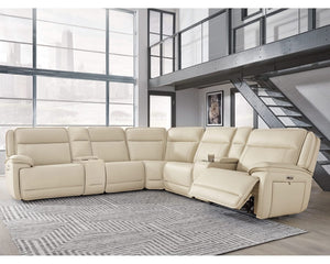 Double Deal 7-Piece Reclining Sectional with 2 Consoles