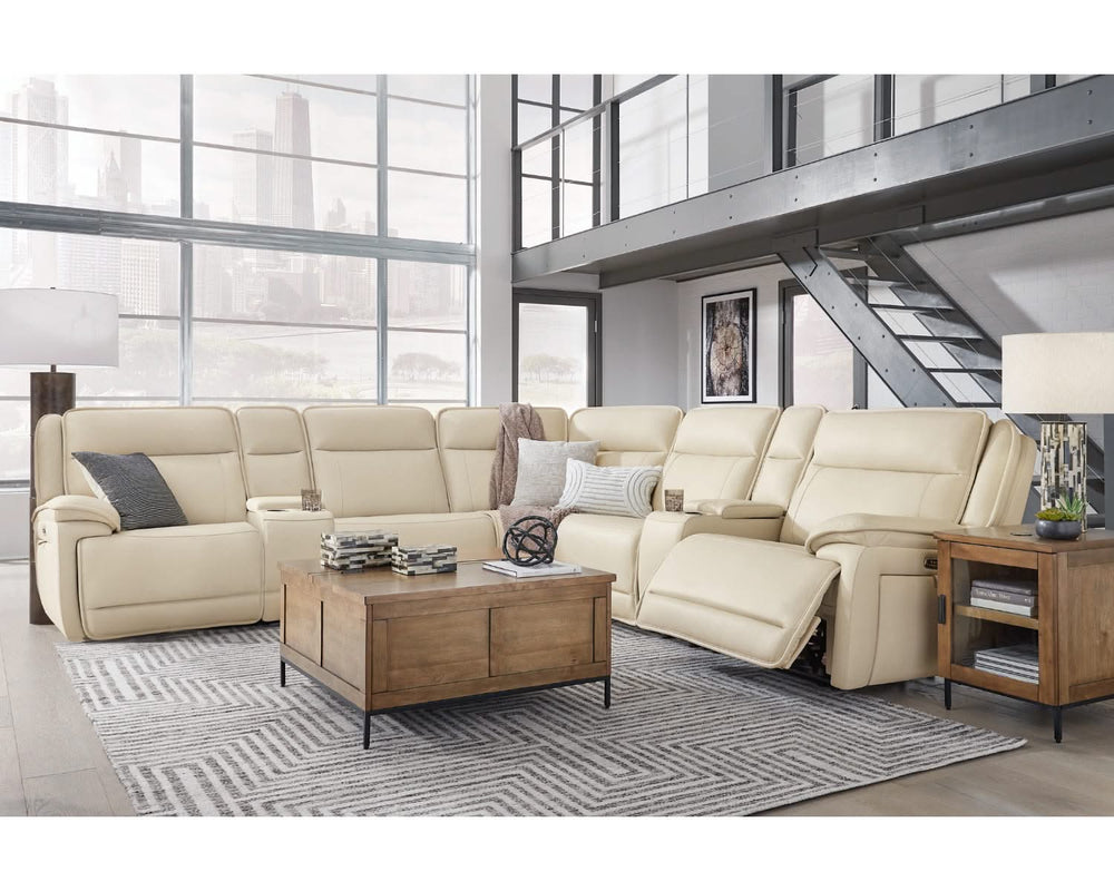 Double Deal 7-Piece Reclining Sectional with 2 Consoles