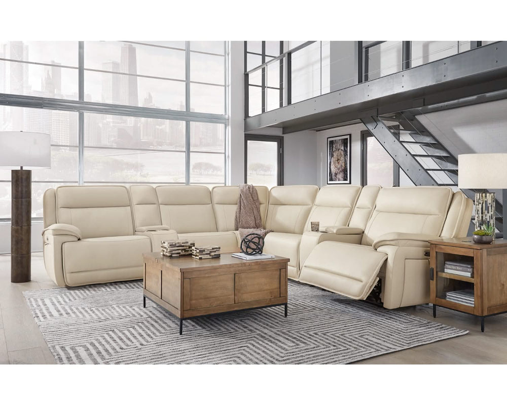 Double Deal 7-Piece Reclining Sectional with 2 Consoles