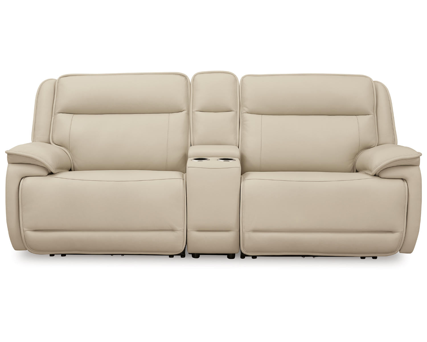 Double Deal 3-Piece Power Reclining Loveseat Sectional with Console