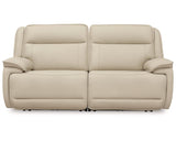 Double Deal 2-Piece Power Reclining Loveseat Sectional