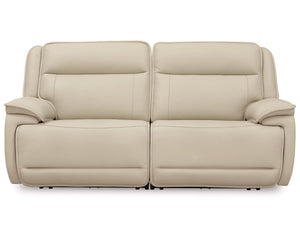 Double Deal 2-Piece Power Reclining Loveseat Sectional