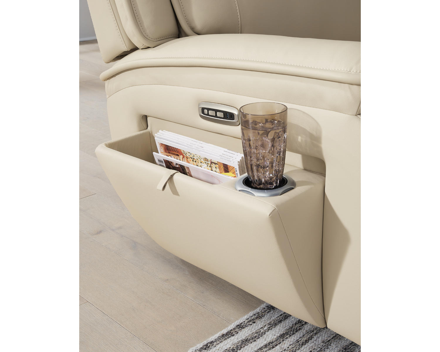 Double Deal 2-Piece Power Reclining Loveseat Sectional
