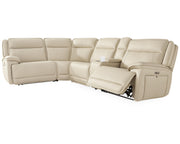 Double Deal 5-Piece Reclining Sectional with Console