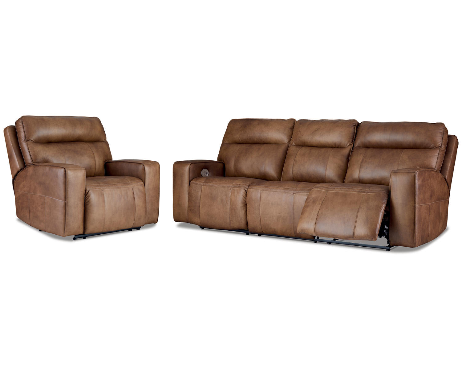 Game Plan Power Sofa and Recliner