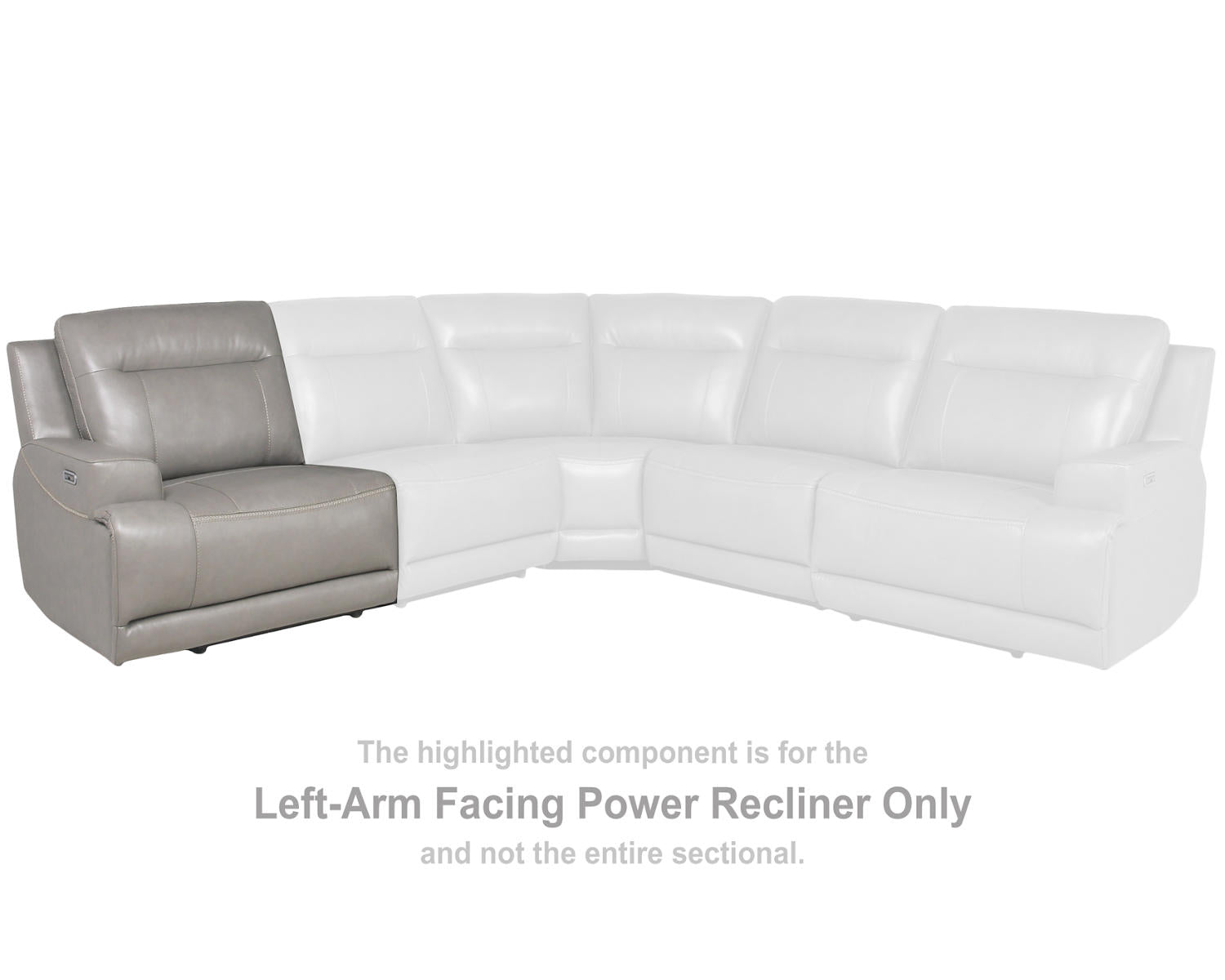 Goal Keeper Left-Arm Facing Power Recliner