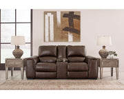 Alessandro Power Reclining Loveseat with Console