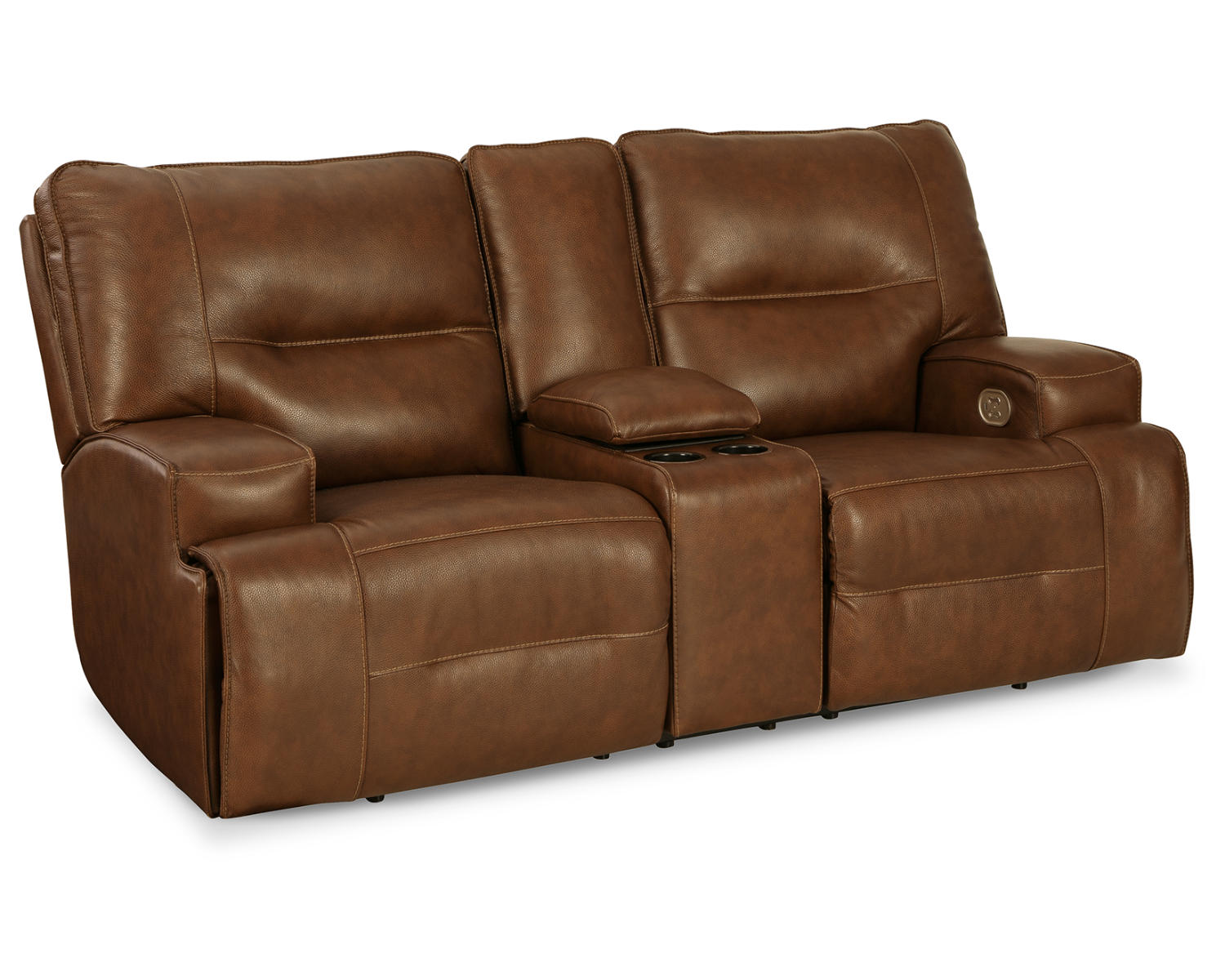 Francesca Power Reclining Loveseat with Console