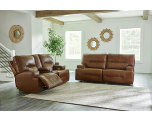 Sofá reclinable eléctrico y loveseat Francesca