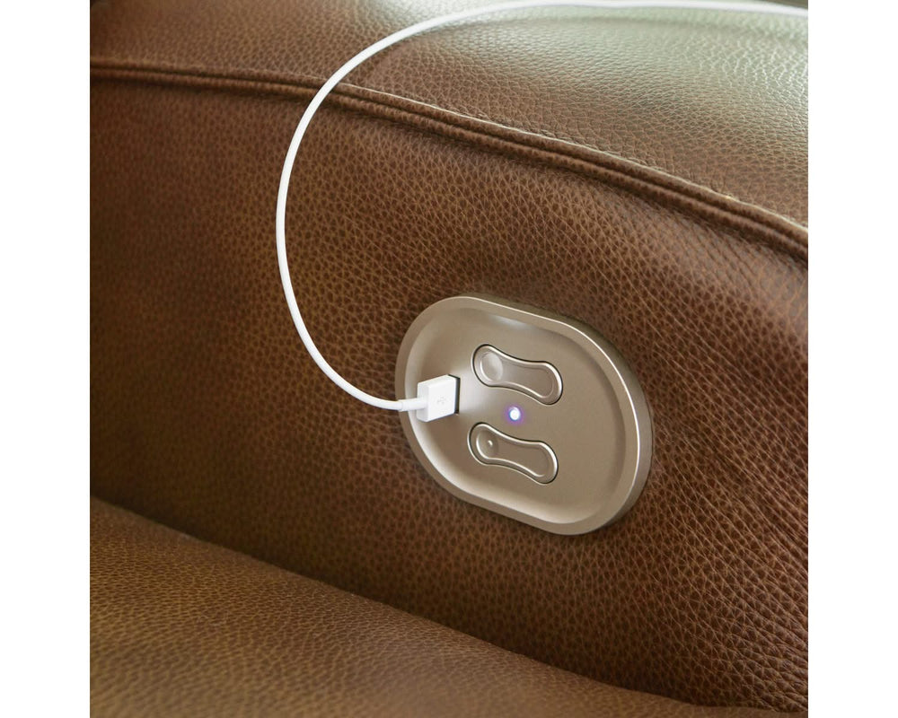 Sofá reclinable eléctrico y loveseat Francesca