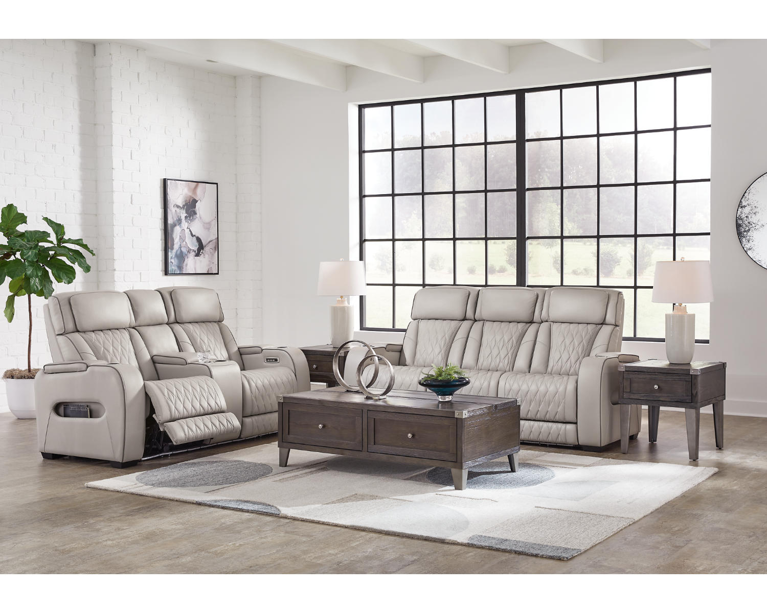 Boyington Power Reclining Sofa and Loveseat