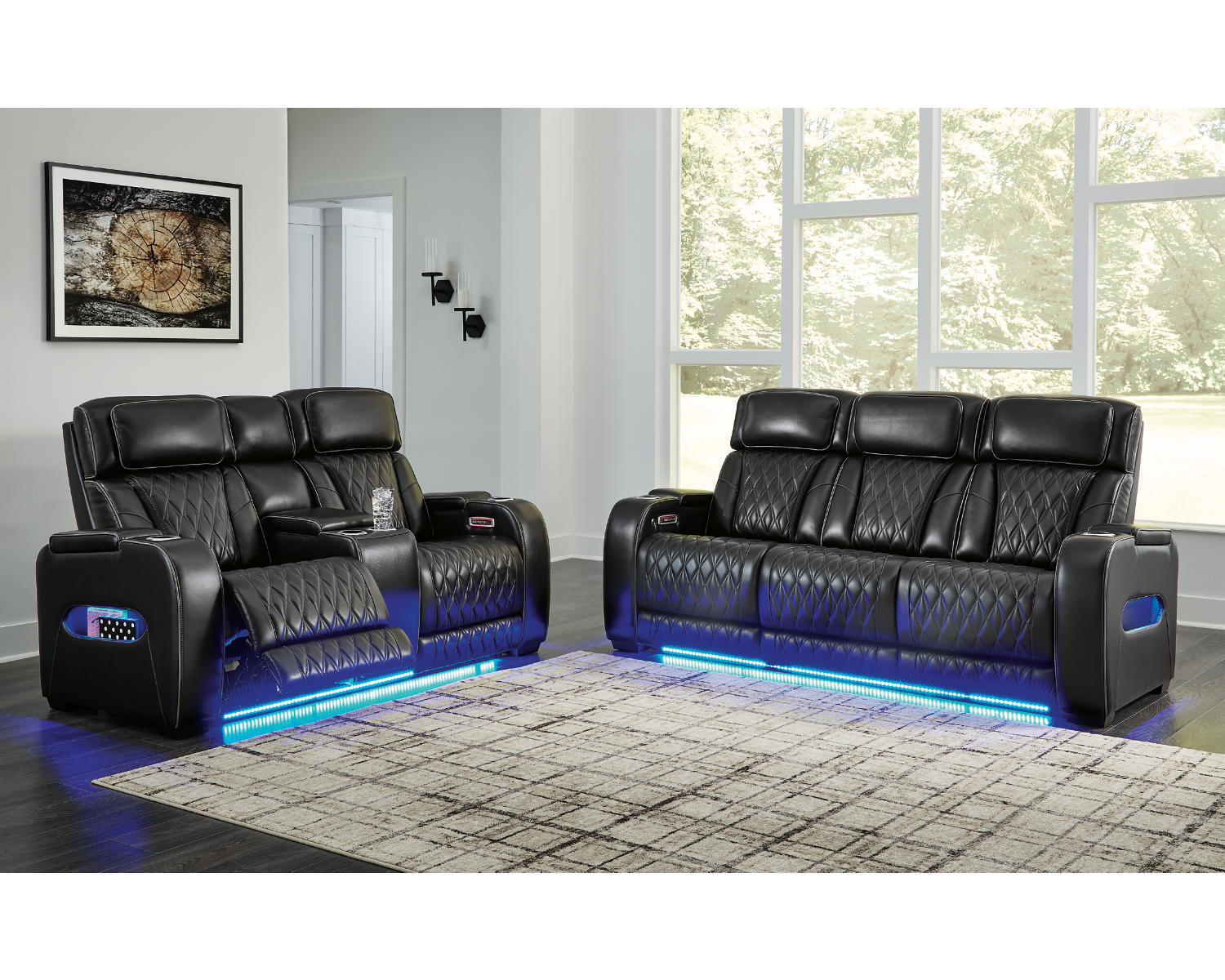 Boyington Power Reclining Sofa and Loveseat