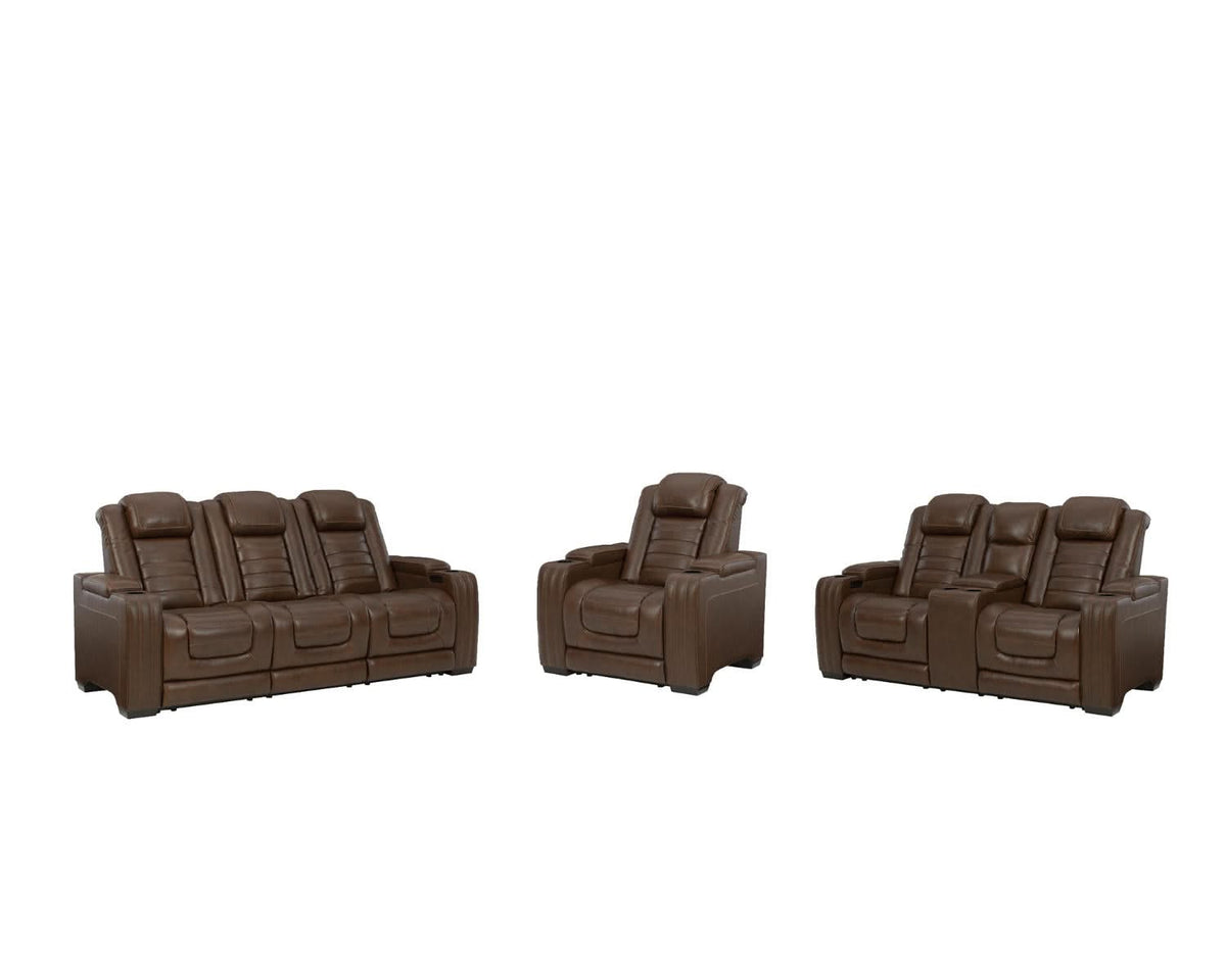 Sofá reclinable eléctrico, loveseat y sillón reclinable Backtrack